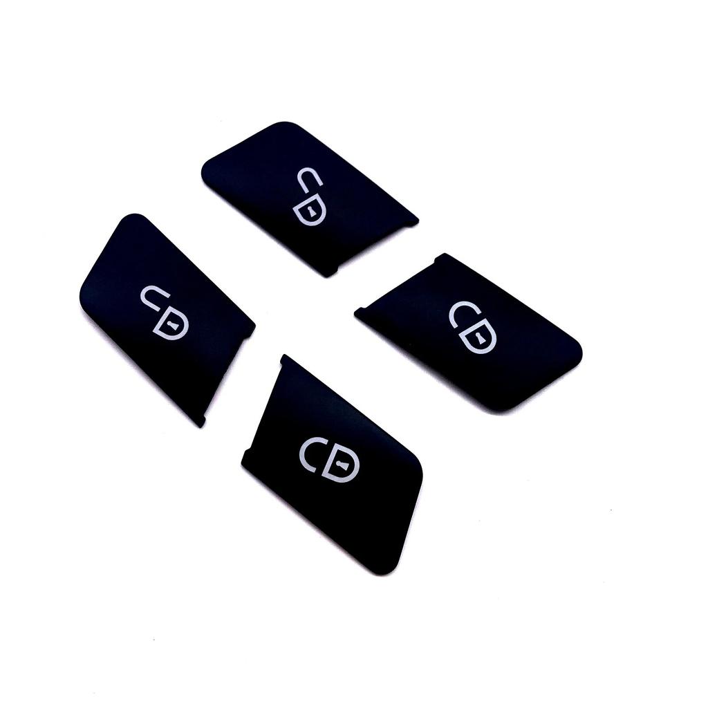Car Window Glass Lift Button Sticker Door Lock Unlock Button Cover Sticker For Mercedes Benz A B C E GLA CLA GLK GL ML GLE Class