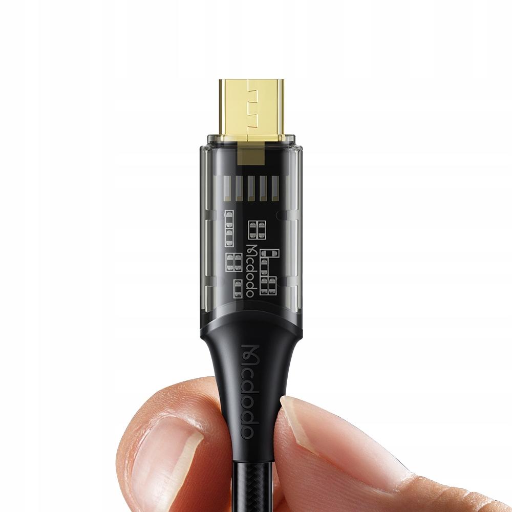 Mcdodo Phone Cable, Powerful, Fast Charging, Micro, Usb, Qc 4.0 3A 1.2M Black Ca-2100