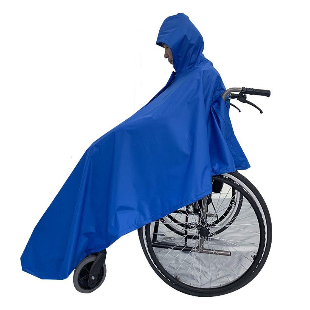 Wiederverwendbarer Rollstuhl-Wasserdichter Poncho Packbare Regenabdeckung für Rollstuhl Senioren