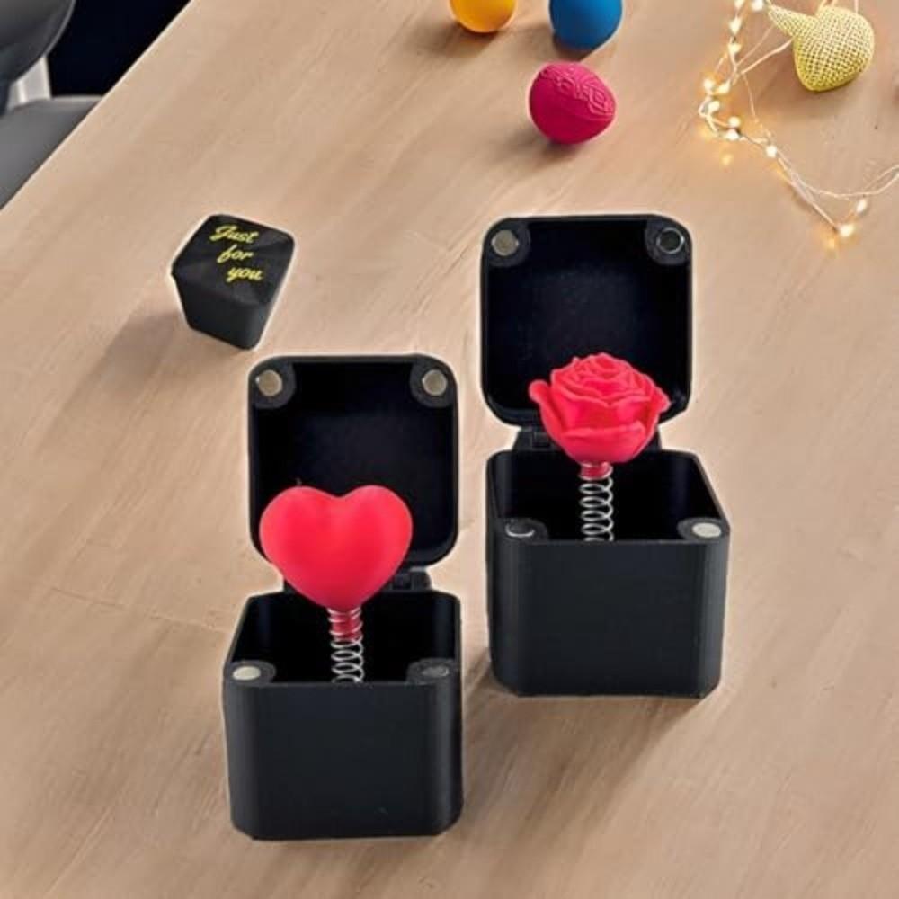 Pop-Up Prank Storage Box 3D Printed Gift Packaging Box Creative Annoying Gift Box Valentine's Day