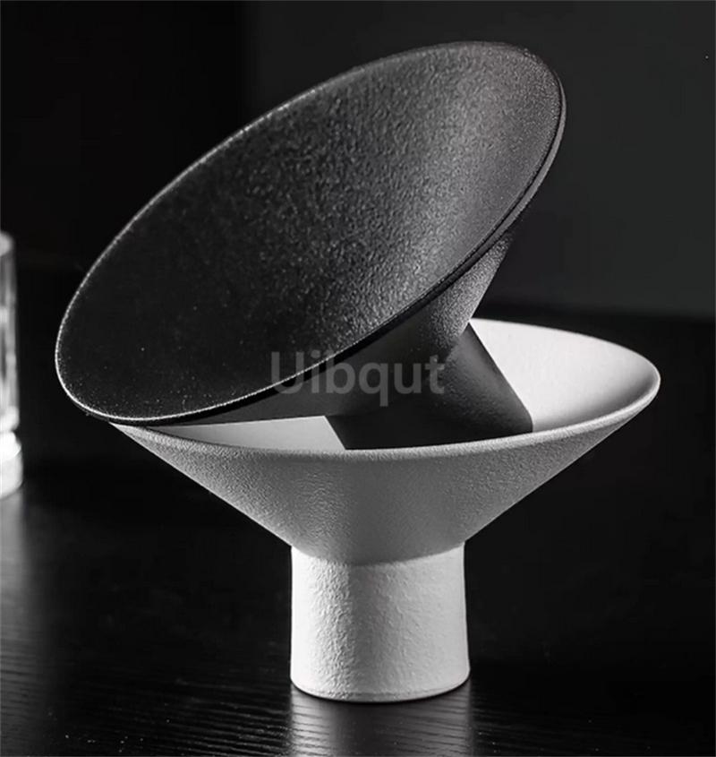 Ceramics Dinner Plate Tall leg Pasta Plates Salad Bowls Soup Basins Creative Restaurant High Feet Tableware Snack Dessert Trays