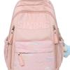 School bag: simple large-capacity student backpack, double shoulder backpack for boys and girls, junior and senior high school students