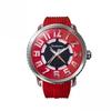 TENDENCE ONE PIECE Collaboration Watch, Luffy Model, Quartz Movement, 10 ATM Water Resistance, Mineral Glass, Red Dial, Unisex, TY532021 [Authentic]
