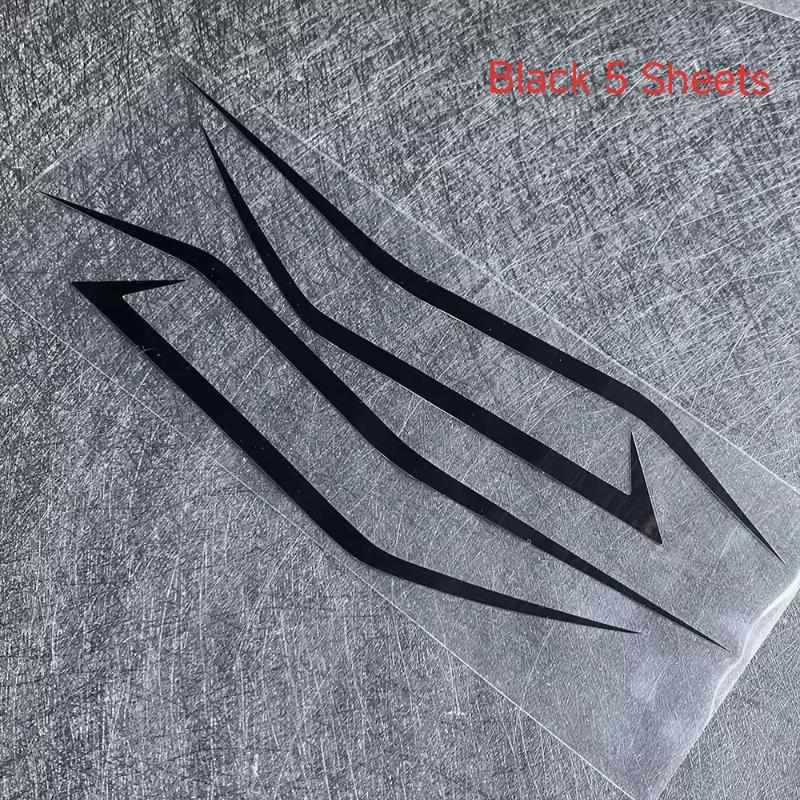 1/5 Blatt Reflektierende Coole Frontzug-Scheinwerfer-Aufkleber Motorrad-Verkleidungsaufkleber Dekoration Für Kawasaki Ninja Ninja400 H2 H2Sx