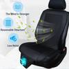 DC12V Car Summer Cool Air Seat Cushion With Fan Fast Blowing Ventilation Massage Seat Covers Automatic Switch Refrigerated Seat