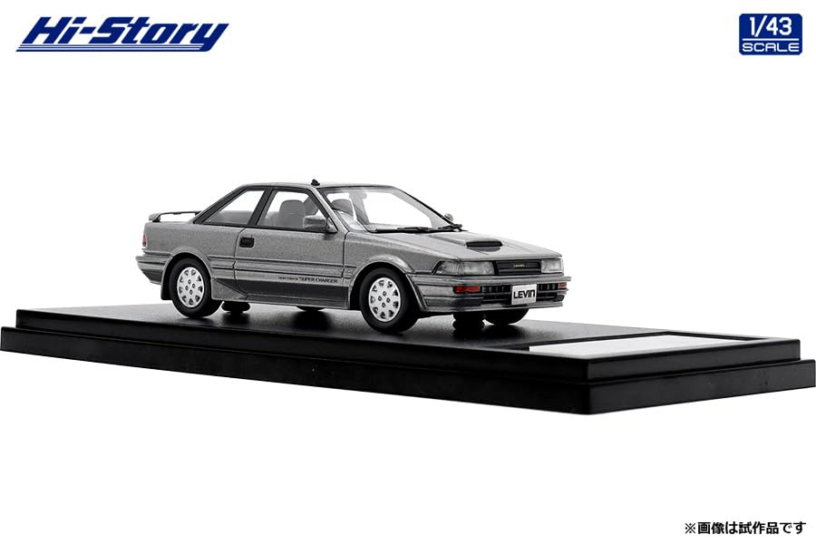 Hi Story Toyota COROLLA LEVIN Gray Metallic Finished Product 1/43 GT-Z (1987)