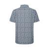 DakS Men S Fungy Linen Check Regular Fit Short Sleeve Shirt dmS1ShcS145b1