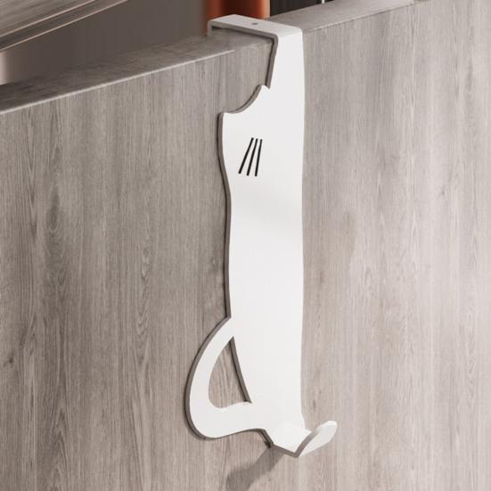 Behind The Door Hook No Drill Hooks Easy Hanging Waterproof Hook for Bathroom Kitchen Bedroom Balcony