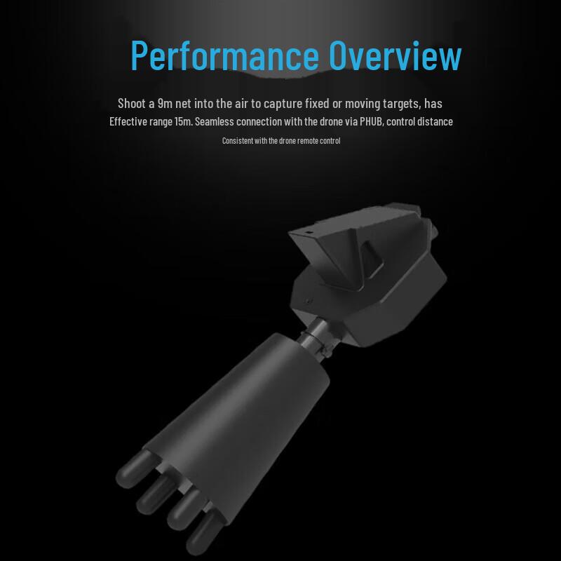 DJI Matrice M350 RTK Drone Capture Net Launcher