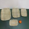 1Pc Handmade Woven Fruit Snack Basket Bamboo Basket for Outdoor Patio Garden Picnic Home Kitchen Dining Room Living Room Halloween Gift Christmas Gift