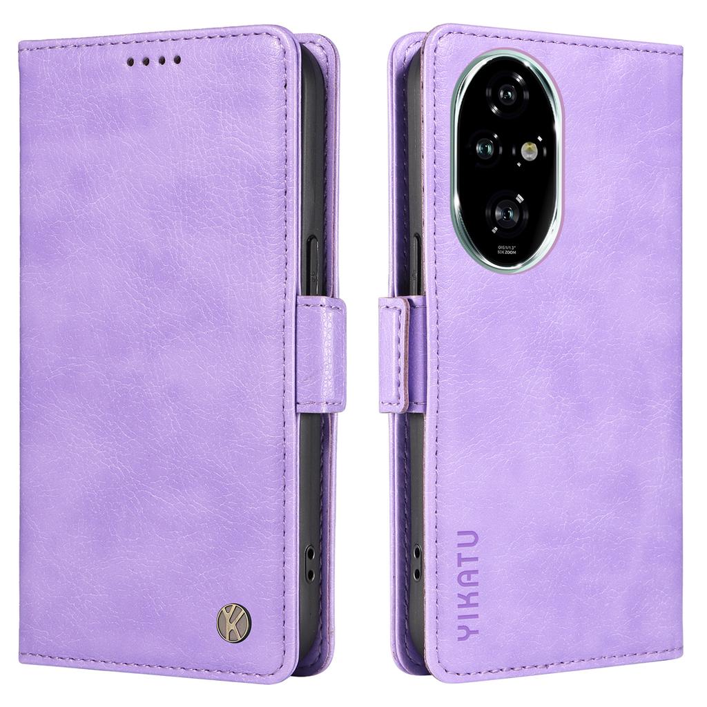 YIKATU YK-007 For Honor 200 Pro 5G PU Leather Stand Phone Case Wallet Anti-Scratch Phone Cover