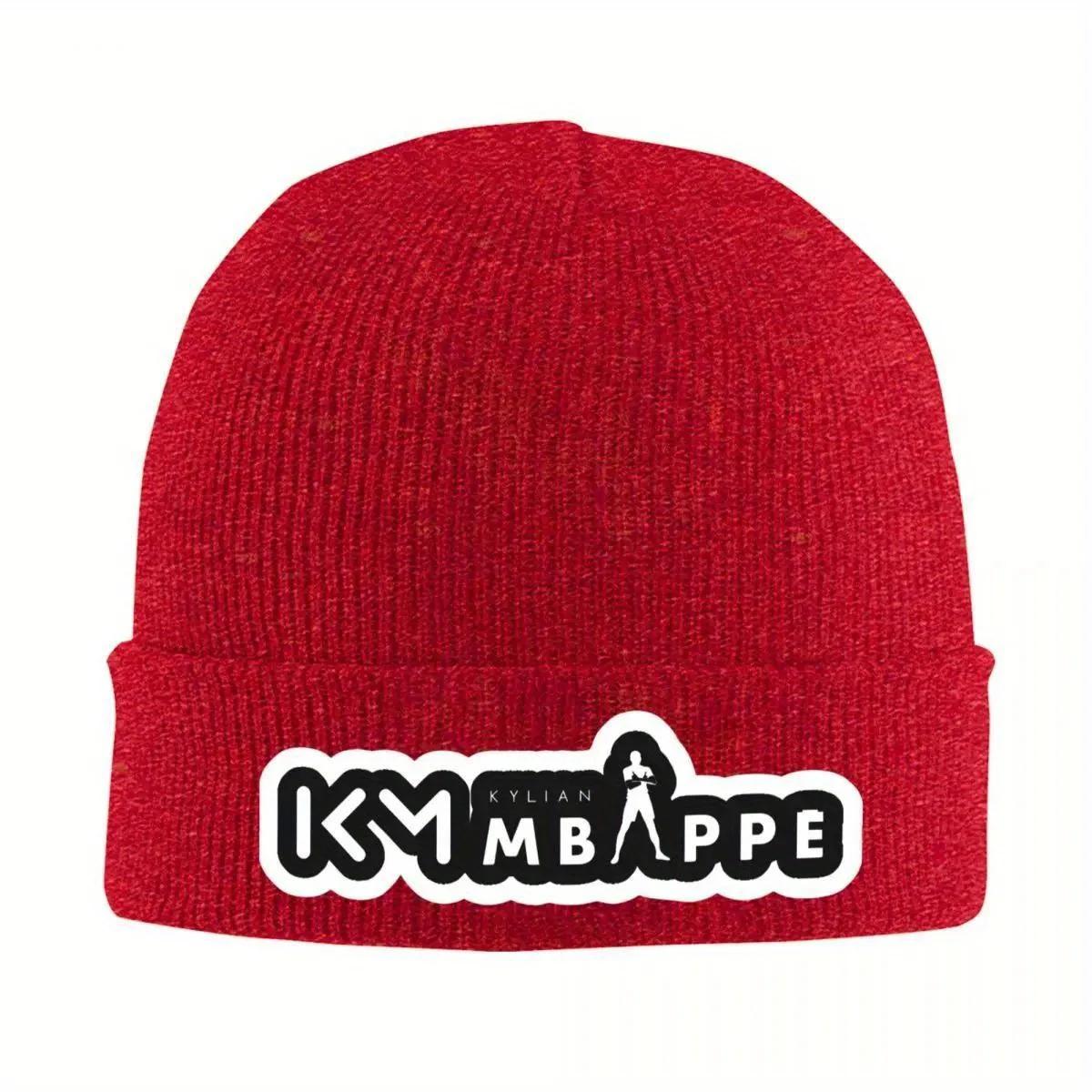 

New MMbappee Logo Knitted Caps Womens Unisexs Beanie Autumn Winter Hat Acrylic Warm Melon Cap