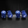 4Pcs Aluminum Car Wheel Tire Valve Caps Tyre Rim Stem Covers Airdust Waterproof For BMW M Performance Logo 1 3 5 Series X1 X3 X5 gjvc84