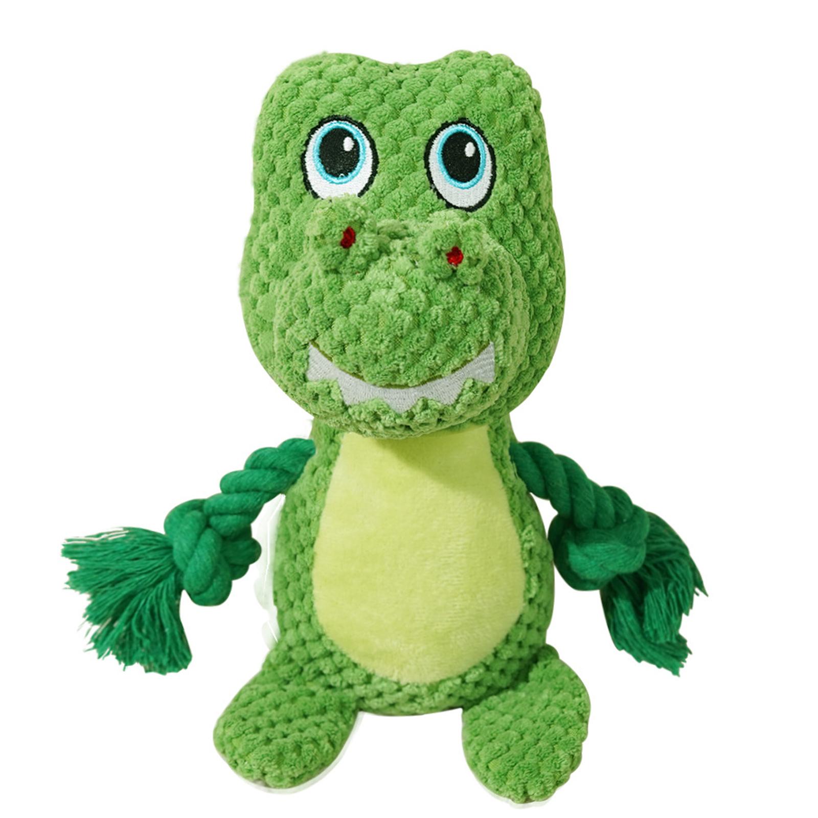 

Pet Plush Squeaky Toy With Cotton Rope For Teeth Grinding, Dog Toy, Pet Supplies. One Size