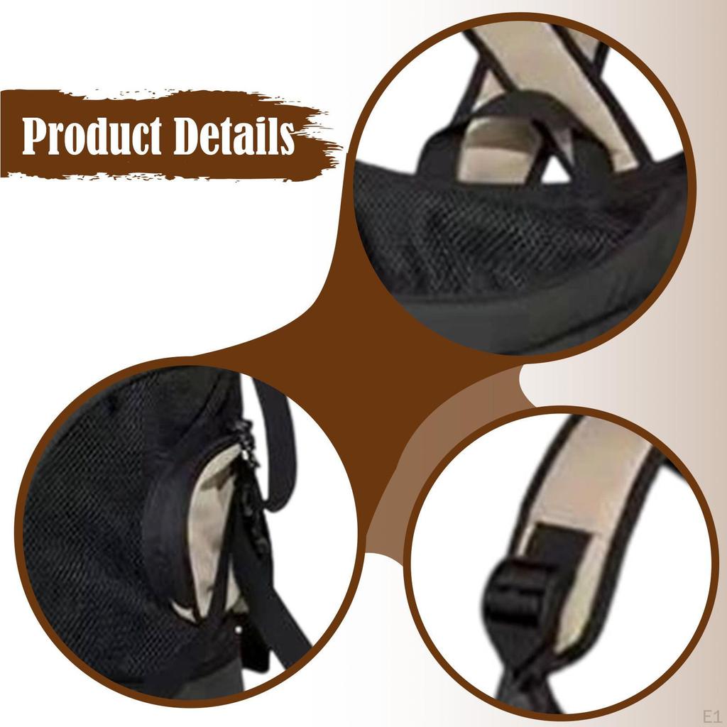 Pet Carrier Backpack Portable Breathable Novelty Ventilated Carrying Bag black