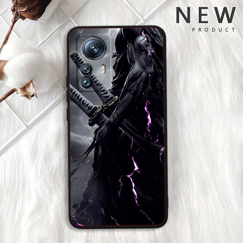 Ancient Style Swordsman For Xiaomi Mi 15 14 13 13T 12 12T 12S 11 11i 11T Pro Ultra Lite 5G Black Soft Phone Case