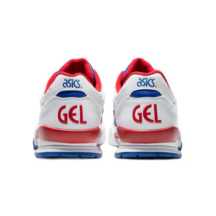 Asics Unisex GEL-SPOTLYTE LOW OG Retro Basketballschuhe Weiß Blau 1203A232-100