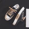 Summer New Canvas Shoes Women's Low-top Lazy Shoes Half-support One-pedal Slippers Casual Women's Shoes Trendy Shoes
