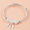 Dreamcatcher Leaf Tassel Bracelet For Women Three Lives Three Worlds Theme Fashion Jewelry Elegant Wrist Accessory