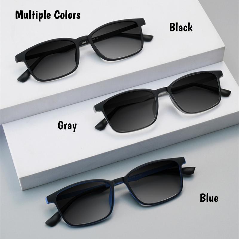 New Square Rubber Titanium Optical Prescription Sunglasses Vintage Brand Designer Myopia Sunglasses Men UV Protection Glasses