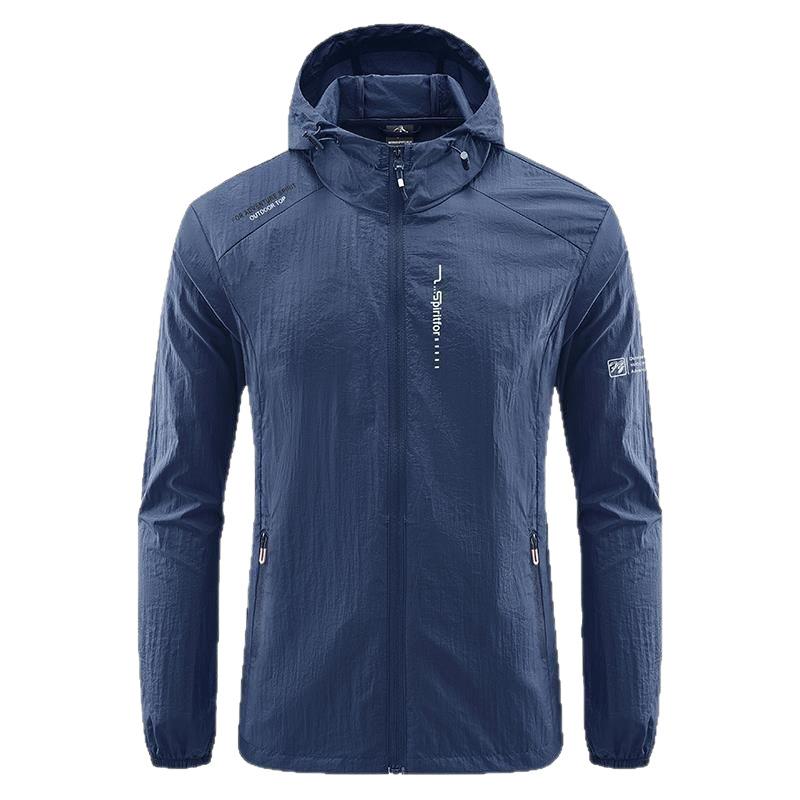 Anti-ultraviolet Windbreaker Quick-drying Jacket Outdoor Sunscreen Thin Hiking Fishing Cycling Hooded Sports Light