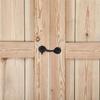 Eye Latch Heavy Duty Barn Door Lock Security Gate Locks Easy Lock 2 Pack Stainless Steel