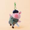 10CM Size Pig Plush Keyring Soft Plush Cartoon Pig Doll Pendant  Birthday Party