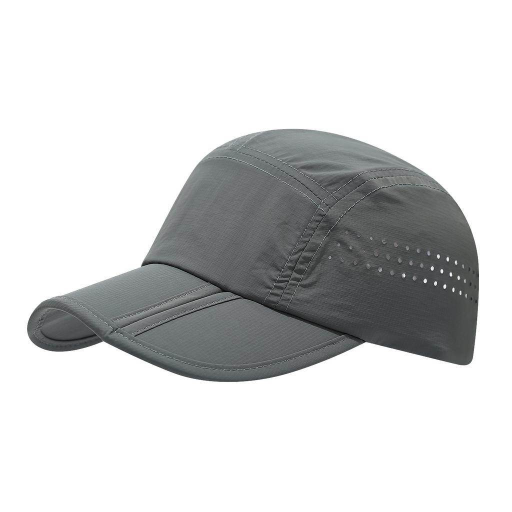 Summer New Simple Foldable Quick-drying Baseball Cap Men's and Women's Outdoor Sports Mountaineering Shading Breathable Cap
