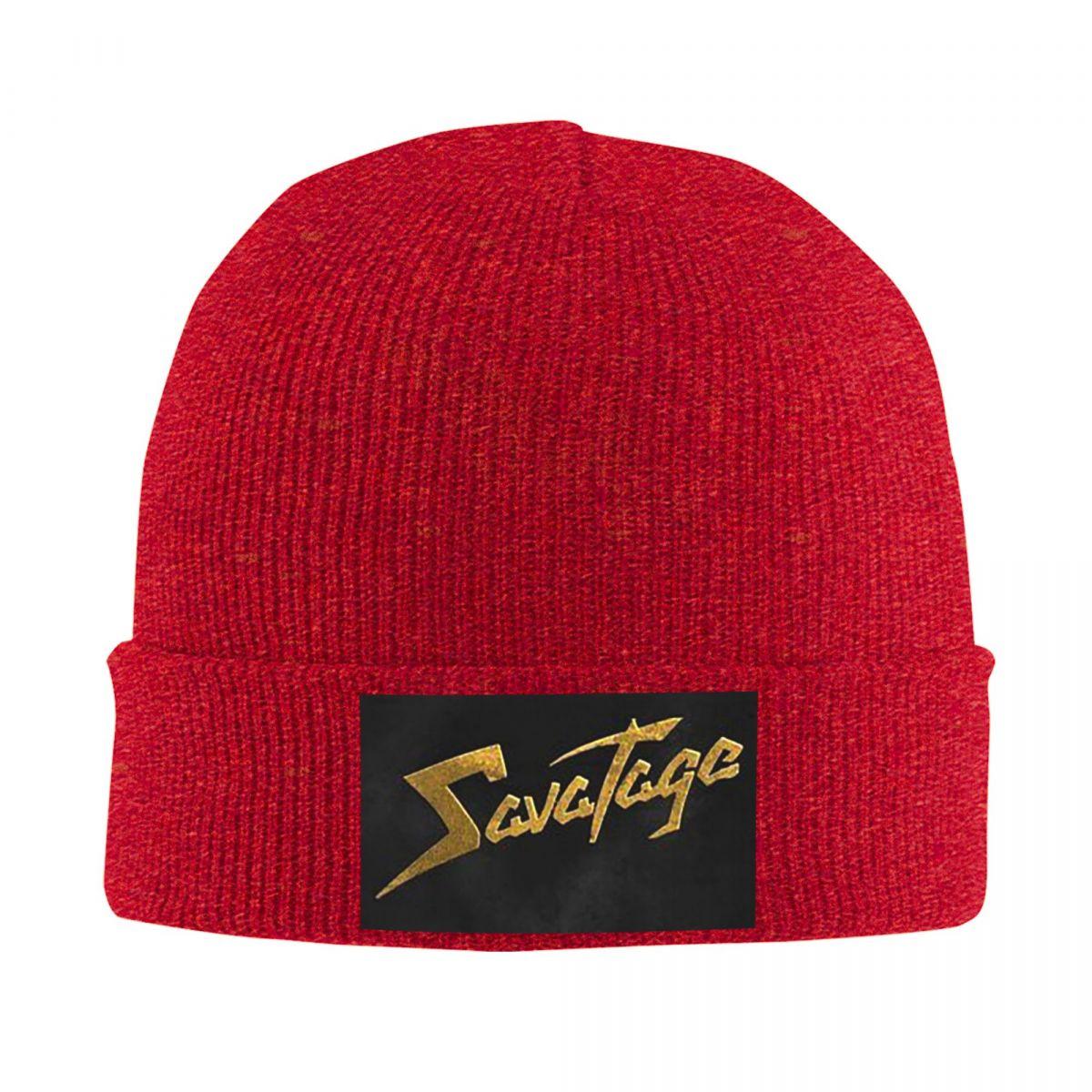

Savatage Band European Tour 2025 Warm Knitted Cap Hip Hop Bonnet Hat Autumn Winter Outdoor Beanies Hats for Unisex Adult One Size
