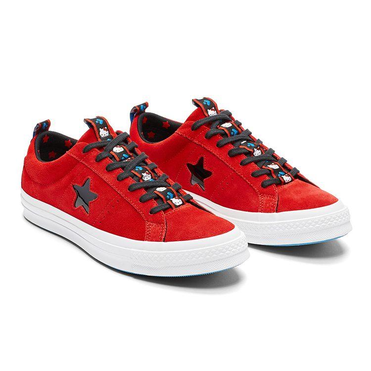 One Star Hello Kitty x One Star Converse Low Top 'Red' 163905C