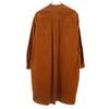 GYMPHLEX made in Japan Long sleeve Shirt dress 14 Brown Women Used