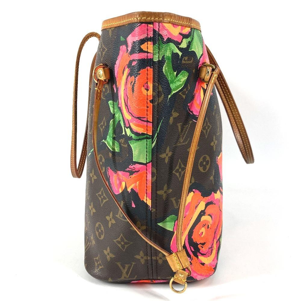 Louis Vuitton M48613 Monogram Rose Neverfull MM Shoulder Bag Tote Bag pink/Brown