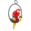 Ara Garten Anhänger Kunstharz Hängering Papageien Skulptur für Gehweg Hof Terrasse Rasen