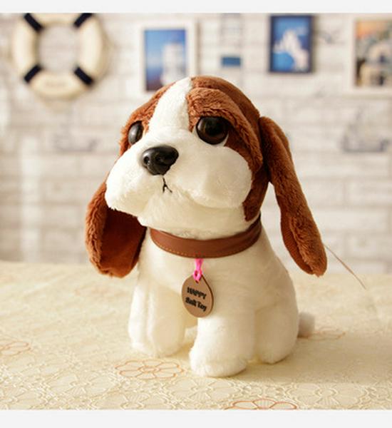 Curly Teddy Dog Plush Doll - Children's Birthday Gift Ragdoll Toy