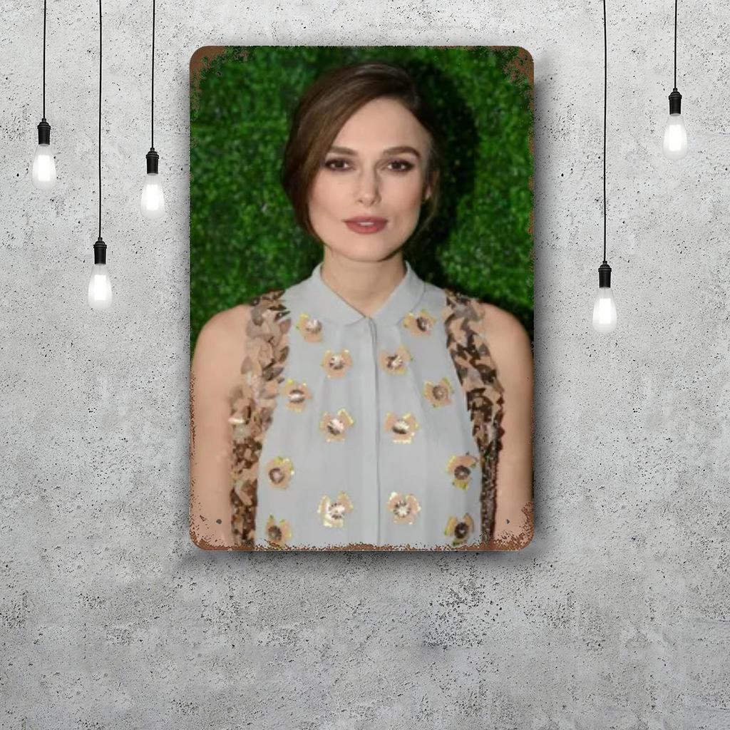 keira knightley Decor Vintage Metal Signs Tin Signs Captain Poster Decor for Bar Pub Club Man Cave Wall Decoration