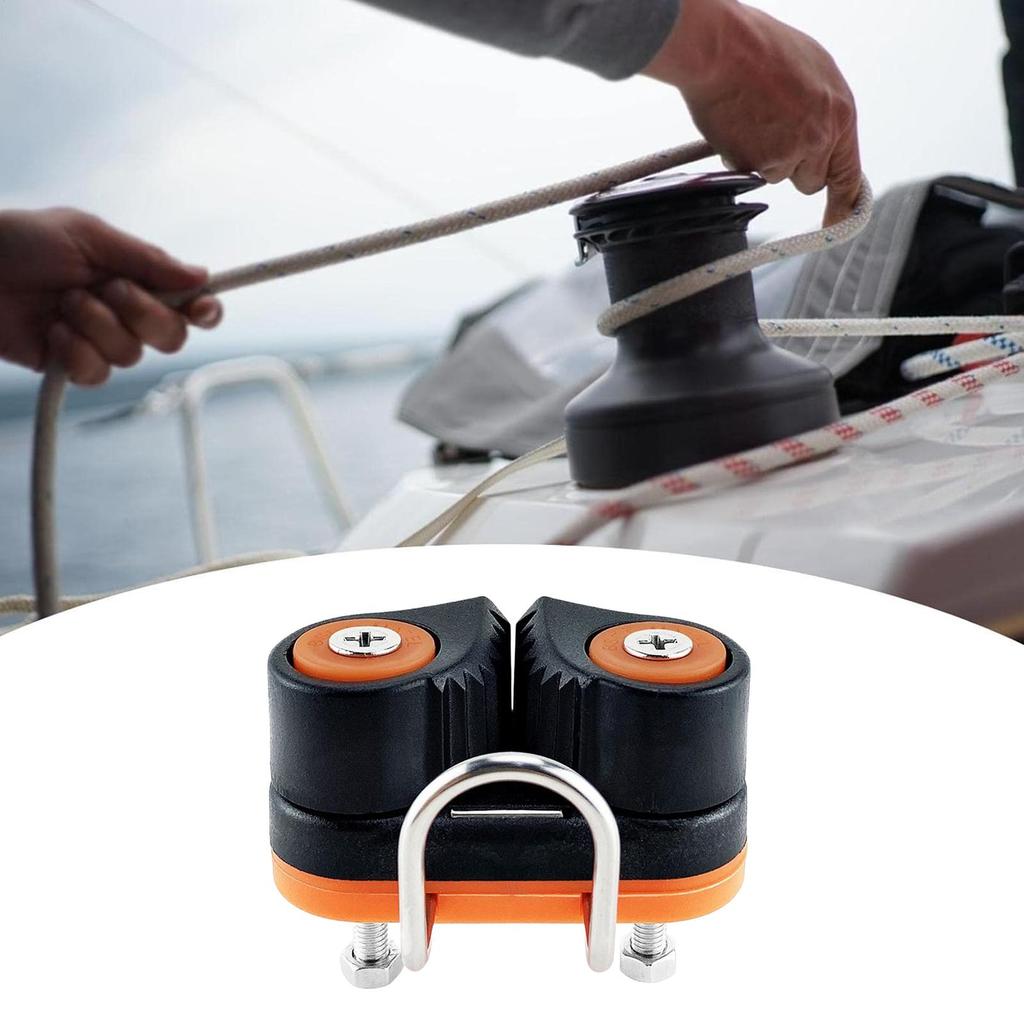 Kayak Cam Cleat Nylon Boat Cable Clamp Automatic Connector Cam Cleat Rope Clamp For Canoe Boat Pilate Bed Marine Accessories