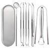 Dental Tools Kit: Stainless Steel Teeth Cleaner, Probe, Pick & Excavator for Oral Care