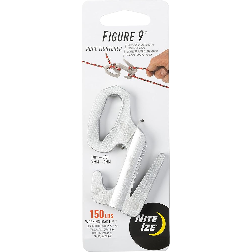 Nite Ize Figure 9 Large Rope Tightener F9L-02-09 Adjustable Durable Outdoor Gear