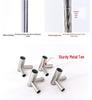Stainless Steel Mosquito Net Stand with Fan Crossbar for Large Beds
