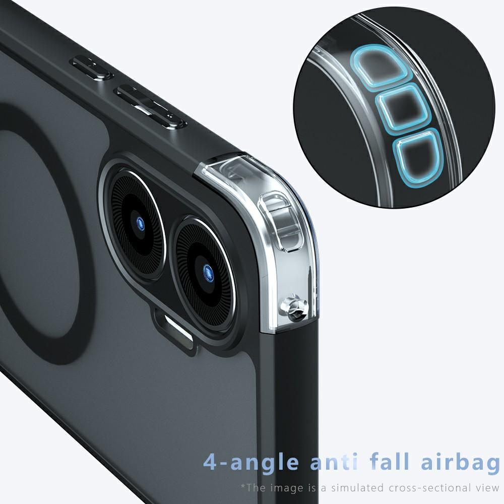 Matný kryt pro Xiaomi Redmi Turbo 4 Pro 5G/Poco F7 5G TPU+PC Skin Touch Kryt na telefon Kompatibilní s MagSafe