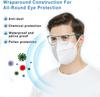Safety Glasses Goggles for Women Nurses Protective Eyewear,Anti Fog Safety Goggles Anti Fog + Anti Blue Light