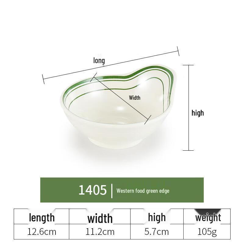 Commercial Melamine Imitation Porcelain Dinnerware Set