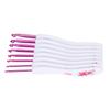 8pcs Crochet Hooks Curved Soft Handle Comfortable Portable Knitting Tool for Weaving EnthusiastPink