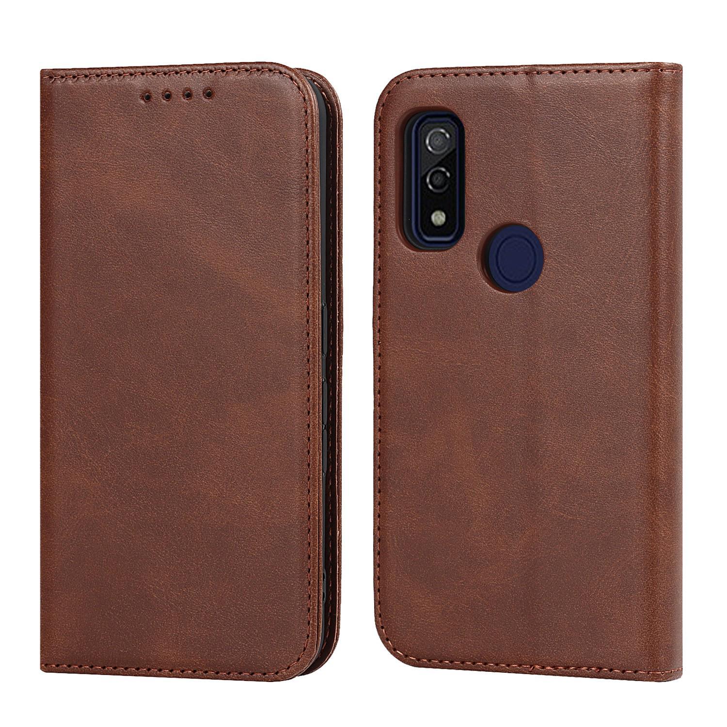 

Compatible Fujitsu Arrows We F-51B/F-51C Calfskin Texture Leather Phone Case Arrows Be4