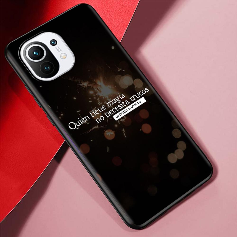 Inspirational Humor Quotes Case for Xiaomi Mi 11 Ultra 11T 10T 9T Pro Note 10 A2 9 8 Lite A3 CC9E 10S CC9 Black Soft Phone Cover