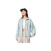 Li Ning Fitness Series Loose Stand Collar Logo Jacket Women Jacket AWDVF84-3