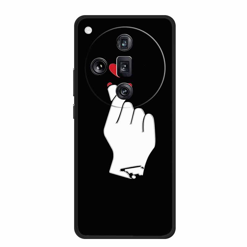 3D Emboss Case For OPPO Find X7 Ultra Phone Case Relief Black Silicone Soft Back Cover Coque For OPPO Find X7 Ultra Cases Fundas