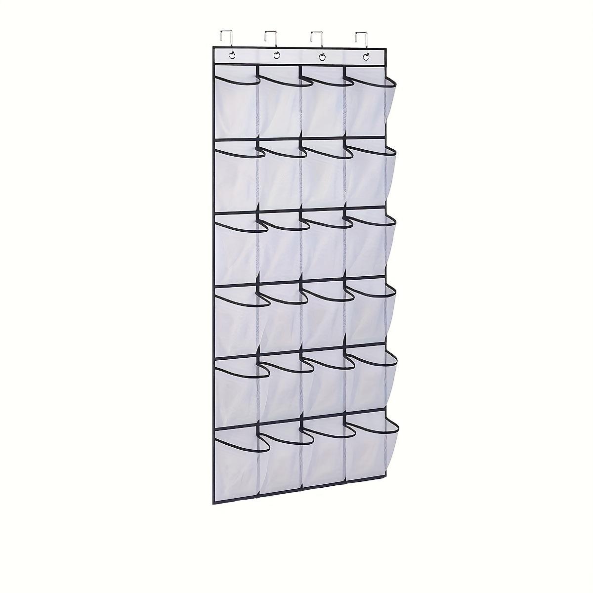

24-compartment Hanging Storage Bag Organizer,Solution For Organizing Household Items,Non-woven Breathable Mesh Window белый