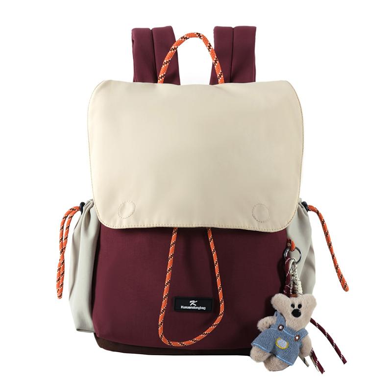 Compact Drawstring Backpack for Women and Men Lightweight Nylon Outdoor Travel Bag