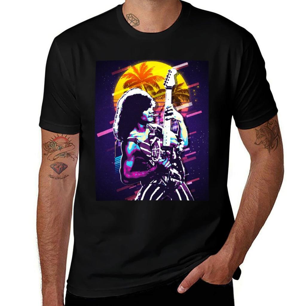 T-shirt EDDIE VAN HALENsss Protection Solaire Outdoor Top